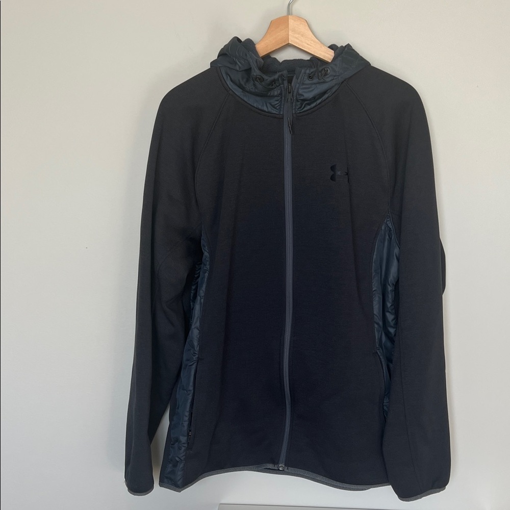 Under Armour Black Lightweight Hooded Zip Jacket